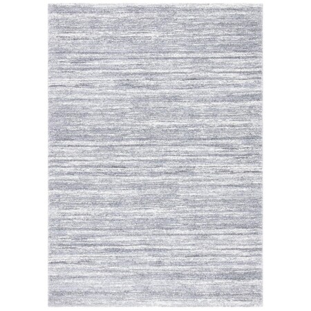 Safavieh 8 x 10 ft. Cyrus Shag Power Loomed Rectangle Area Rug; Grey & Ivory CYR128F-8